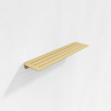 Bath Shelf X - Badeværelseshylde - Brushed Gold - 395 x 100 mm - aloop design studio