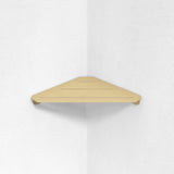 Corner Shelf X - Hjørnehylde - Brushed Gold - aloop design studio