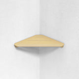 Corner Shelf Y - Hjørnehylde - Brushed Gold - aloop design studio