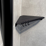 Corner Shelf Y - Hjørnehylde - Brushed Gold - aloop design studio