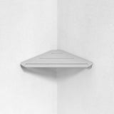 Corner Shelf Y - Hjørnehylde - Matte Aluminum - aloop design studio