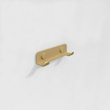 Hanger X2 - Håndklædekrog - Brushed Gold - aloop design studio
