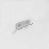 Hanger X2 - Håndklædekrog - Matte Aluminum - aloop design studio
