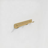 Hanger X3 - Håndklædekrog - Brushed Gold - aloop design studio