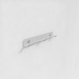 Hanger X3 - Håndklædekrog - Matte Aluminum - aloop design studio