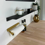 Paper Towel Holder X - Køkkenrulleholder - Charcoal Black - Højre - aloop design studio