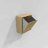 Robin X - Affaldsspand - Brushed Gold - aloop design studio