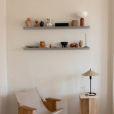 Shelf X - Væghylde - Charcoal Black - 595 x 150 mm - aloop design studio