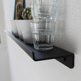 Shelf Y - Væghylde - Brushed Gold - 295 x 80 mm - aloop design studio