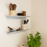 Shelf Y - Væghylde - Brushed Gold - 295 x 80 mm - aloop design studio