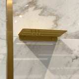 Soap Shelf X - Sæbehylde - Brushed Gold - aloop design studio