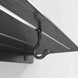 The Hook - Krog - Charcoal Black - aloop design studio