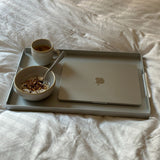 The Tray X Large - Bakke - Matte Aluminum - aloop design studio