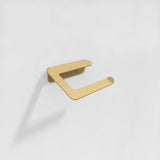 Toilet Paper Holder X - Toiletrulleholder - Brushed Gold - aloop design studio