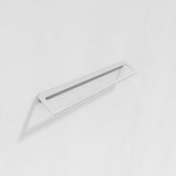 Towel Holder X - Håndklædeholder - Matte Aluminum - 395 x 100 mm - aloop design studio