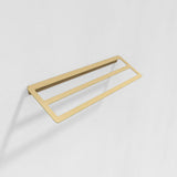 Towel Holder Y - Håndklædeholder - Brushed Gold - 395 x 175 mm - aloop design studio