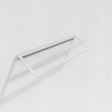 Towel Holder Y - Håndklædeholder - Matte Aluminum - 395 x 175 mm - aloop design studio