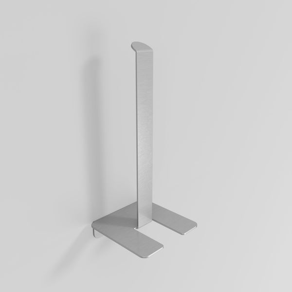 Extra Toilet Paper Holder X - Toiletrulleholder - Matte Aluminum - aloop design studio