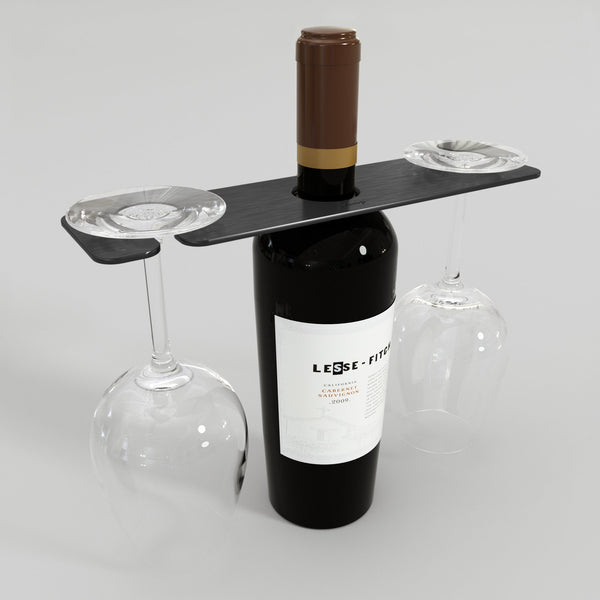 Wine Butler X - Værtindegave - Matte Aluminum - aloop design studio