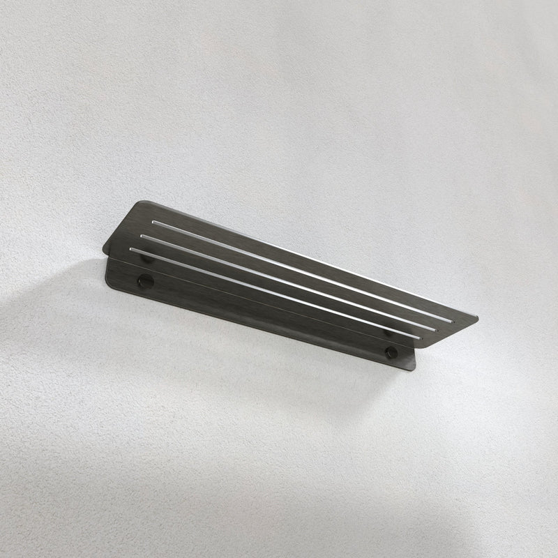 Bath Shelf X - Badeværelseshylde - Charcoal Black - 395 x 100 mm - aloop design studio