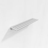 Bath Shelf X - Badeværelseshylde - Matte Aluminum - 395 x 100 mm - aloop design studio