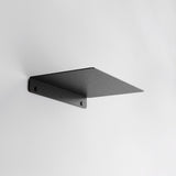 Bedside Table Y - Sengehylde - Matte Aluminum - aloop design studio