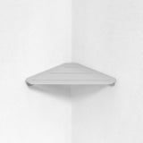 Corner Shelf X - Hjørnehylde - Matte Aluminum - aloop design studio
