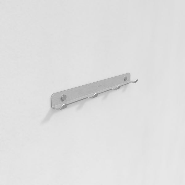 Hanger X4 - Knagerække - Matte Aluminum - aloop design studio