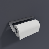 Paper Towel Holder X - Køkkenrulleholder - Charcoal Black - Venstre - aloop design studio