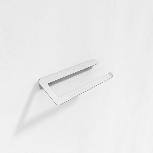 Paper Towel Holder X - Køkkenrulleholder - Matte Aluminum - Højre - aloop design studio