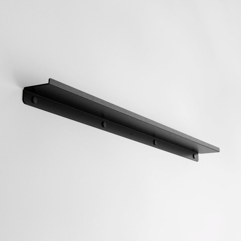 Shelf Y - Væghylde - Matte Aluminum - 295 x 80 mm - aloop design studio