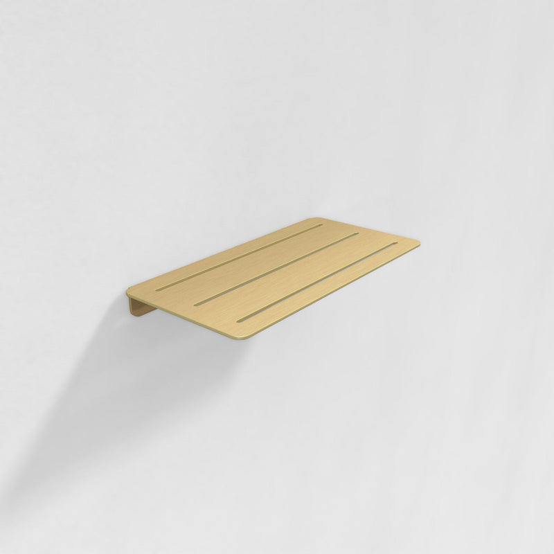 Soap Shelf X - Sæbehylde - Brushed Gold - aloop design studio