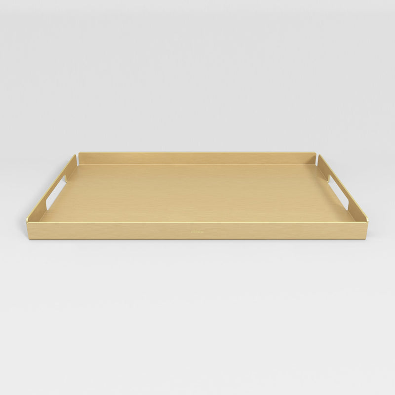 The Tray X Large - Bakke - Brushed Gold - aloop design studio