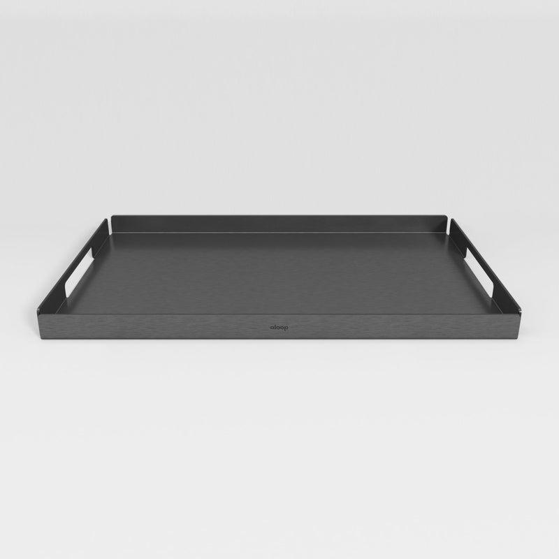 The Tray X Large - Bakke - Charcoal Black - aloop design studio