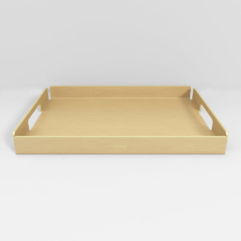 The Tray X Small - Bakke - Brushed Gold - aloop design studio